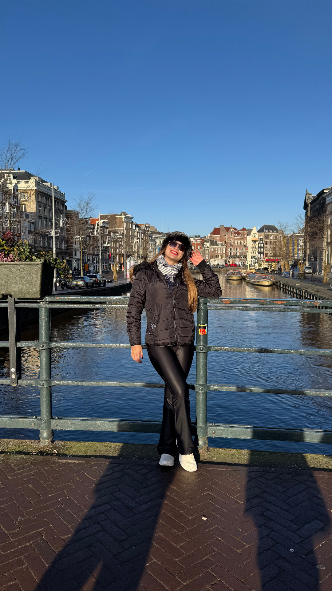 Daiana Ferreira em Amsterdã